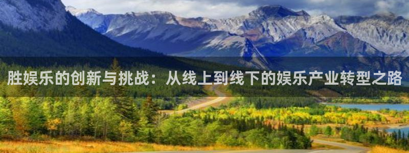 焦点娱乐app入口：胜娱乐的创新与挑战：从线上到线下的娱乐产业转型之路